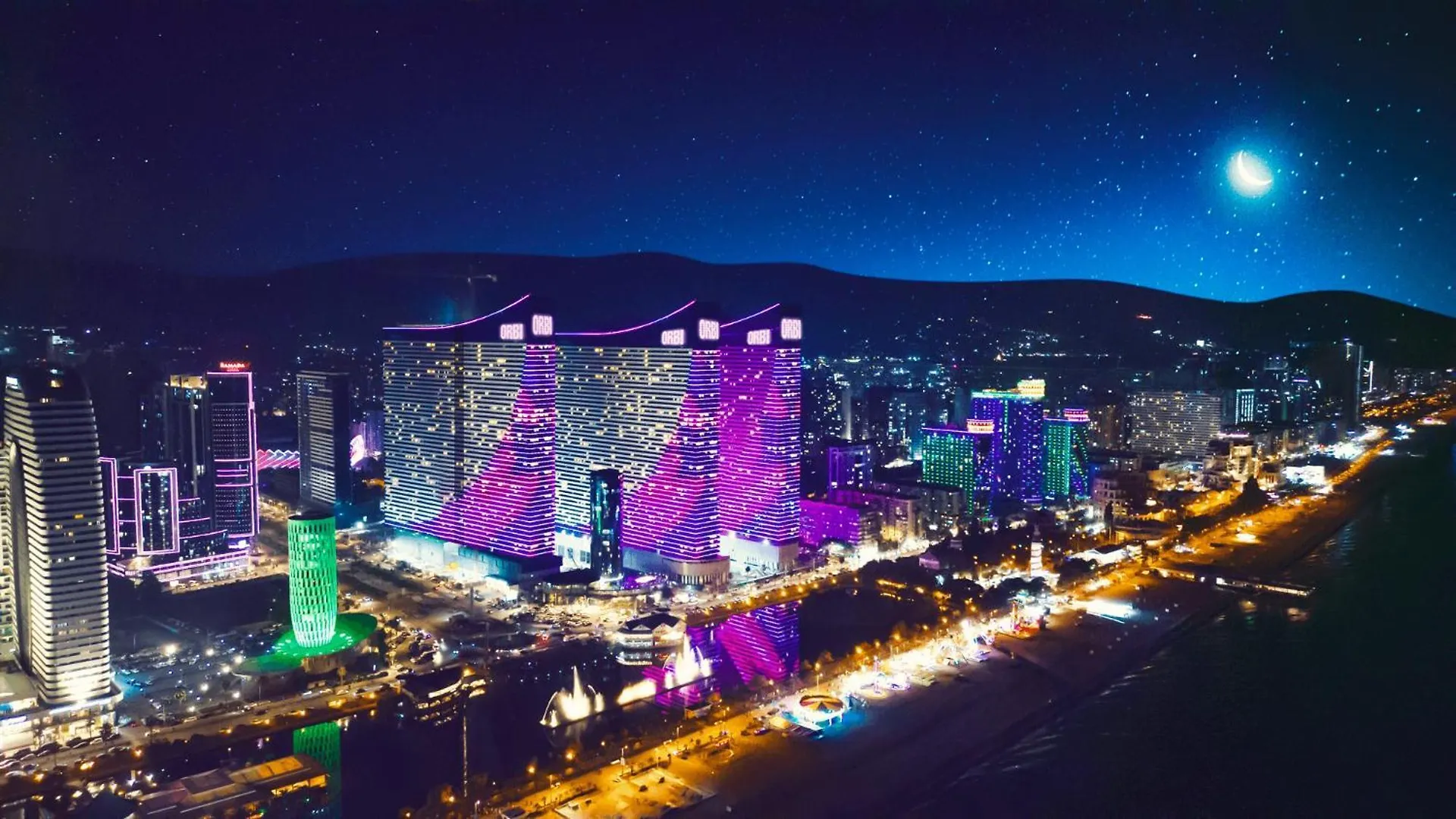 Avant-Garde Sea View Aparthotel In Orbi City 바투미